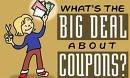 saving money with coupons