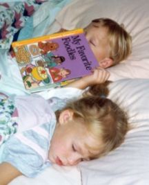 home school book lists, read in bed asleep